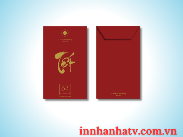 Bao Lì Xì Chữ Thư Pháp