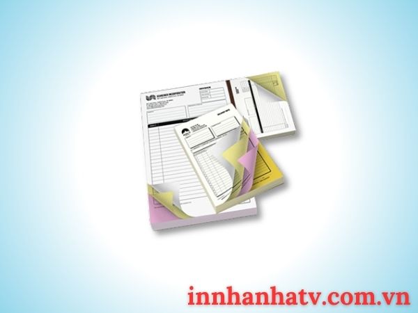 Biểu mẫu carbonless 3 liên