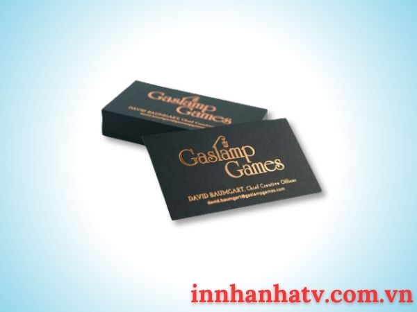 Danh thiếp ép kim