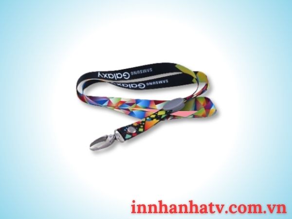 dây đeo thẻ satin