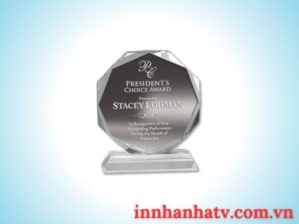 kỷ niệm chương thủy tinh