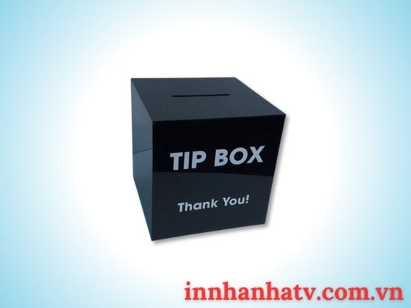 thùng phiếu  hộp tiền TIP