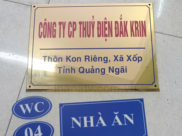 Công Ty in Bảng Hiệu Công Ty Mica Đẹp Tại Đà Nẵng