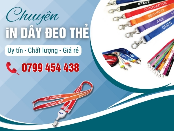 Công ty in dây đeo thẻ tại Hải Châu Đà Nẵng cam kết chất lượng