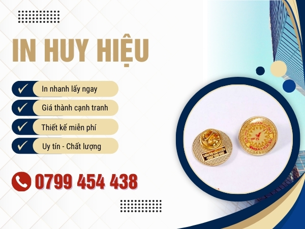 Giải pháp in huy hiệu tại Hội An Đà Nẵng trọn gói cho doanh nghiệp