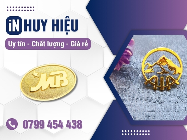 Hỗ trợ thiết kế và in huy hiệu tại Huế sang trọng