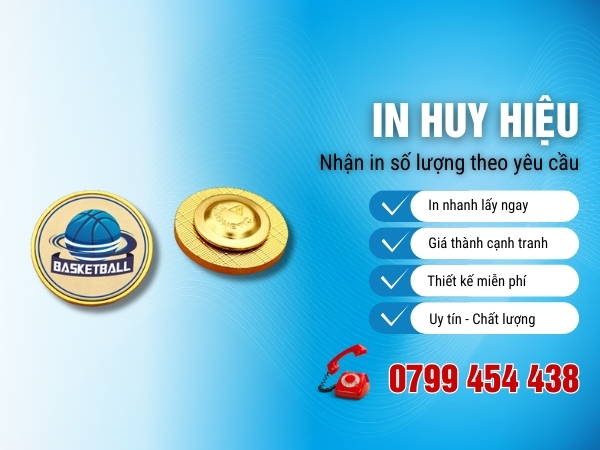 Địa chỉ in huy hiệu uy tín chuyên nghiệp tại Tam Kỳ Đà Nẵng